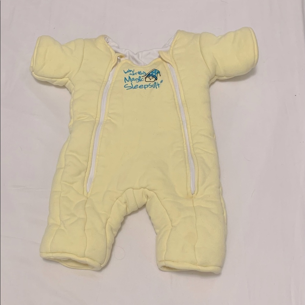 Magic Merlin Sleepsuit - yellow size 3-6 months